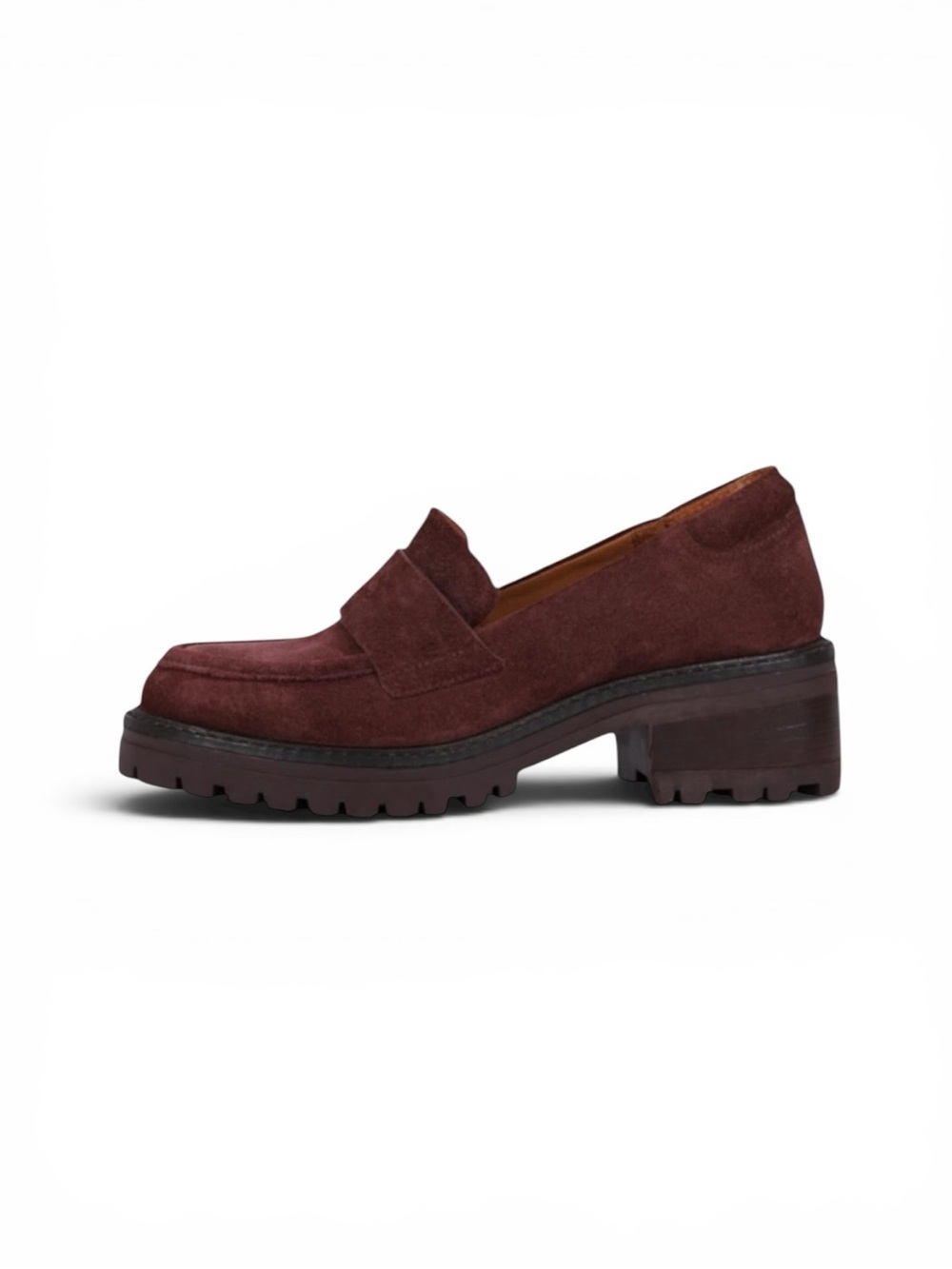 Gentle Souls by Kenneth Cole Brenda Lug Loafer Bordeaux Burgundy 9.5 NIB